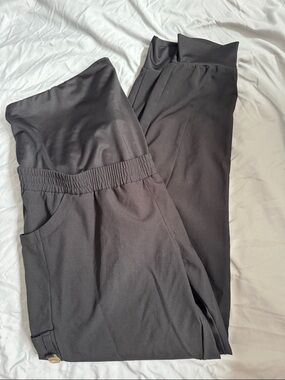 Black Stretch Waistband Jumpsuit